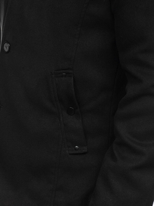 Abrigo de hombre negro Bolf 8853