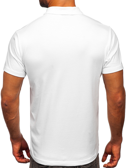 Polo blanco para hombre Bolf 0002