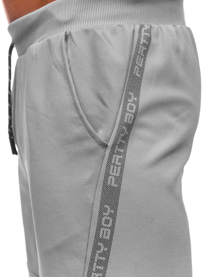 Pantalón corto deportivo para hombre color gris Bolf KS2601