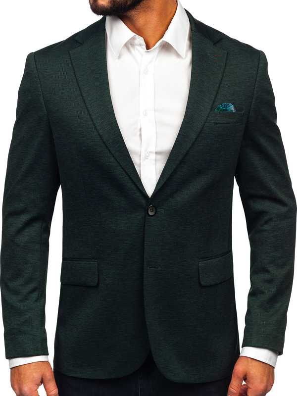 Americana casual para hombre verde Bolf 24401