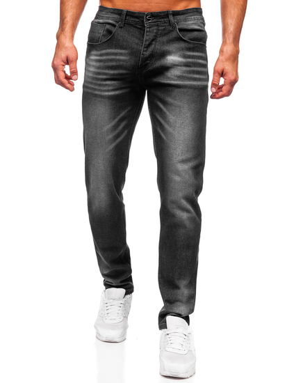 Pantalón vaquero regular fit para hombre negro Bolf MP0199N