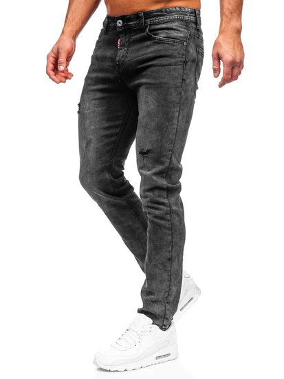 Pantalón vaquero regular fit para hombre negro Bolf K10007-2