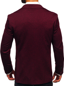 Americana casual para hombre burdeos Bolf 24401