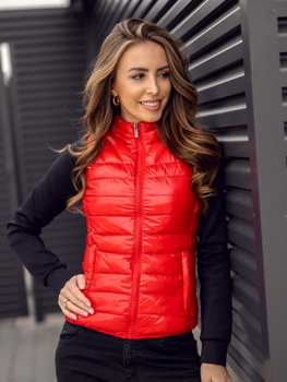 Chaleco acolchado para mujer rojo Bolf R0107AA