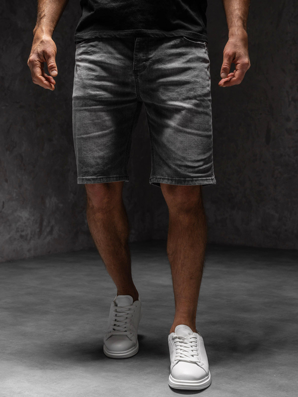 Pantalón corto vaquero para hombre grafito Bolf MP0277GSA1