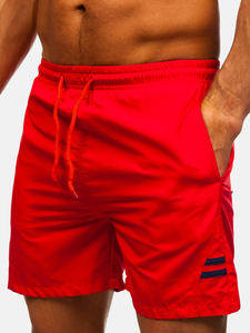 Hombre Bañador Rojo Bolf QD29