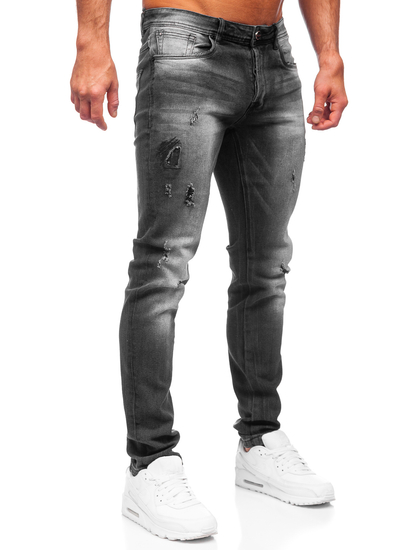 Pantalón vaquero regular fit para hombre negro  Bolf MP008N