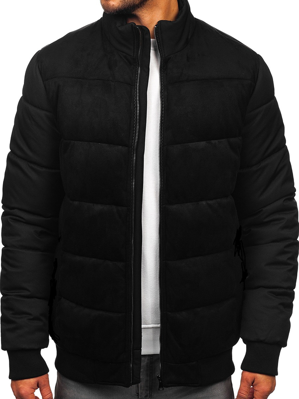 Chaqueta acolchada de invierno para hombre negro Bolf 22M336
