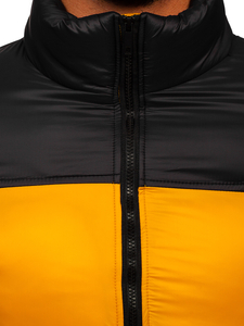 Chaqueta acolchada de invierno para hombre color camel Bolf 1186