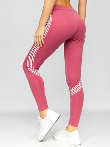 Leggings para mujer rosa oscuro Bolf W7155