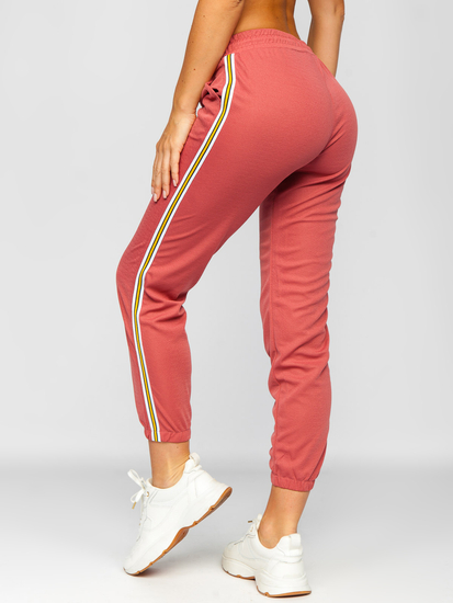 Pantalón deportivo para mujer rosa Bolf YW01020B