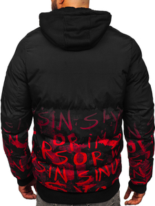 Chaqueta acolchada de invierno para hombre rojo Bolf 27M8102