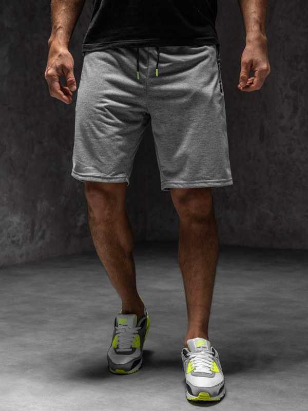 Pantalón corto de chándal para hombre gris Bolf 8K287A1