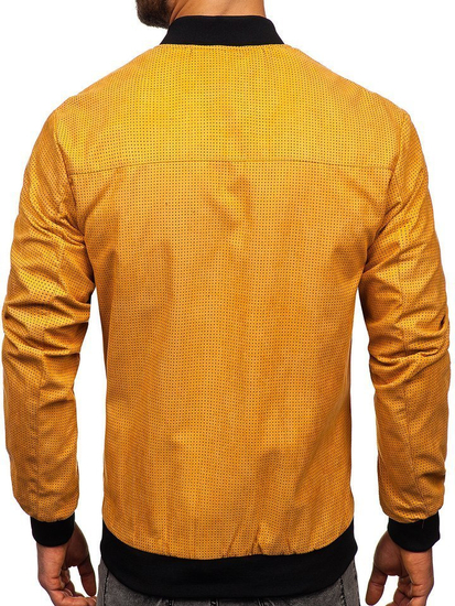 Chaqueta de entretiempo bomber para hombre camel Bolf 6115