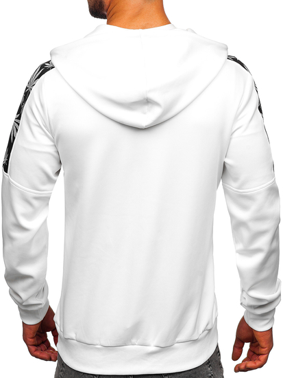 Suaddaera abierta con capucha para hombre blanco Bolf 27B8120