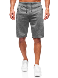 Pantalón corto de chándal para hombre grafito Bolf 8K297