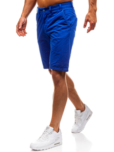 Shorts azules de algodón para hombre Bolf 3026