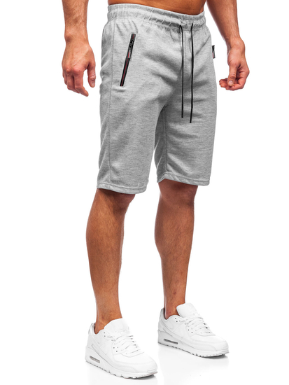 Pantalón corto deportivo para hombre color gris Bolf JX132