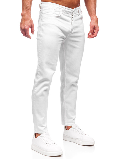 Pantalón de tela para hombre blanco Bolf GT-S