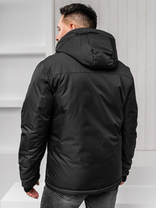 Chaqueta de invierno para hombre negro Bolf 91M9906A1