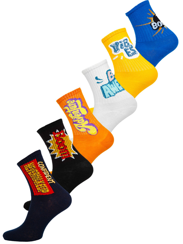 Calcetines para mujer multicolor Bolf J34101-6P 6 PACK