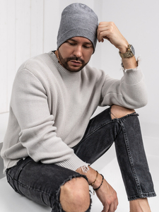 Gorro de invierno para hombre gris Bolf 387061