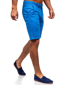Pantalón corto para hombre color azul Bolf 1142