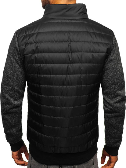 Chaqueta de entretiempo para hombre negro Bolf TY50