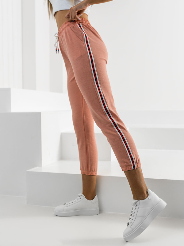Pantalón deportivo para mujer rosa Bolf YW01020A