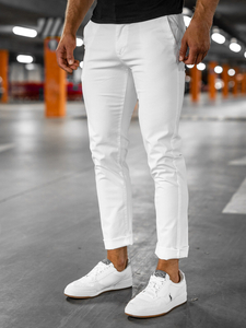 Pantalón chino para hombre blanco Bolf 1146