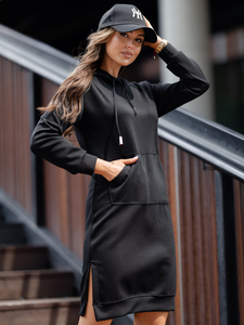 Vestido deportivo con capucha negro Bolf 523