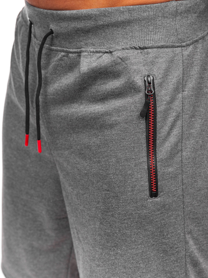 Pantalón corto de chándal para hombre grafito Bolf 8K295