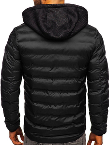 Chaqueta de entretiempo para hombre negro Bolf 5332