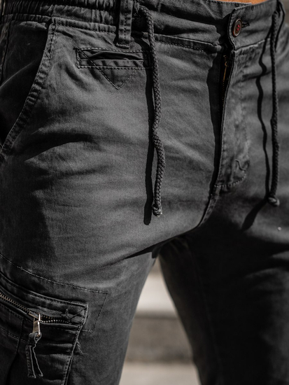 Pantalón jogger cargo para hombre grafito Bolf 8983