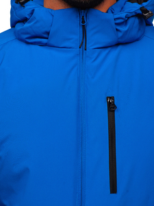 Chaqueta deportiva de invierno para hombre azul Bolf HH011