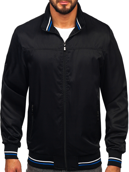 Chaqueta de entretiempo para hombre negro Bolf 5M3110