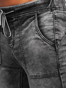 Pantalón vaquero jogger para hombre negro Bolf KA1860