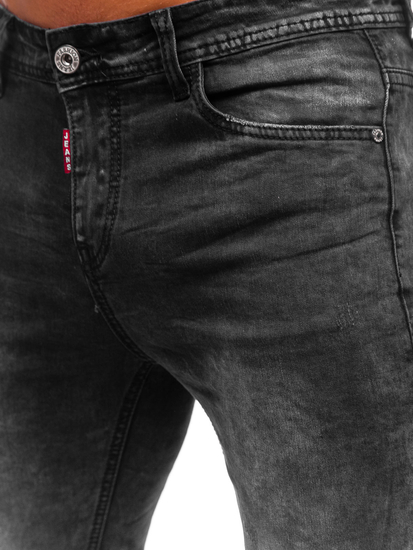 Pantalón vaquero regular fit para hombre negro Bolf K10007-2