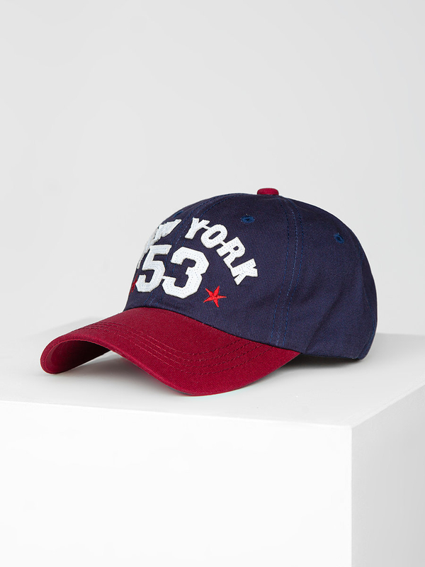 Gorra azul oscuro Denley CZ43