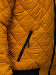 Chaqueta de entretiempo bomber para hombre camel Bolf MY-01