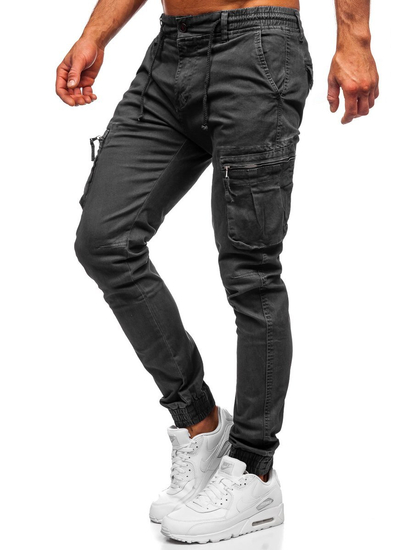 Pantalón jogger cargo para hombre grafito Bolf 8983
