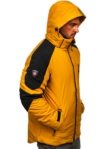 Chaqueta de invierno de esquí para hombre color camel Bolf 6576