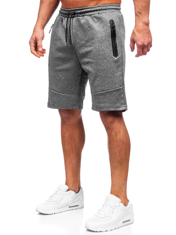 Pantalón corto de chándal para hombre grafito Bolf 8K929