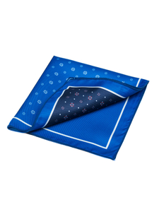 Pañuelo de bolsillo para hombre color azul real Bolf PO33