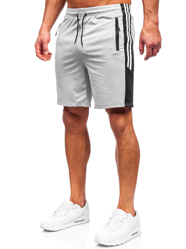 Hombre Shorts Gris Bolf 68006