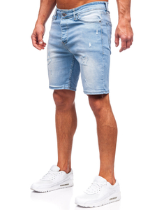 Pantalón corto vaquero azul Bolf 0468