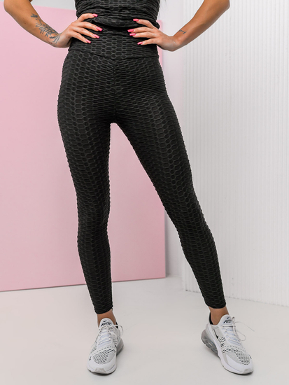 Chándal de dos piezas para mujer negro Bolf YW88037