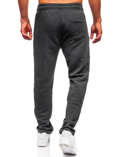 Pantalón grueso de chándal para hombre antracita Bolf JX6279