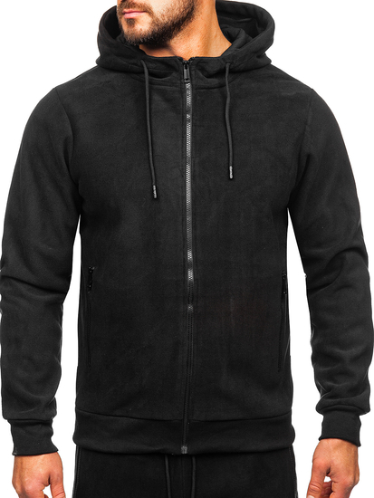 Chándal con capucha para hombre negro Bolf 3A150