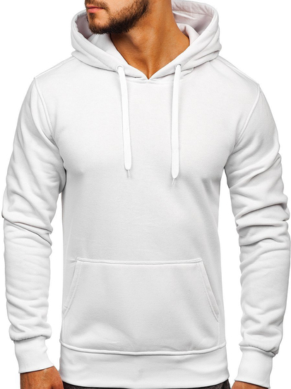 Sudadera con capucha para hombre blanca Bolf 2009